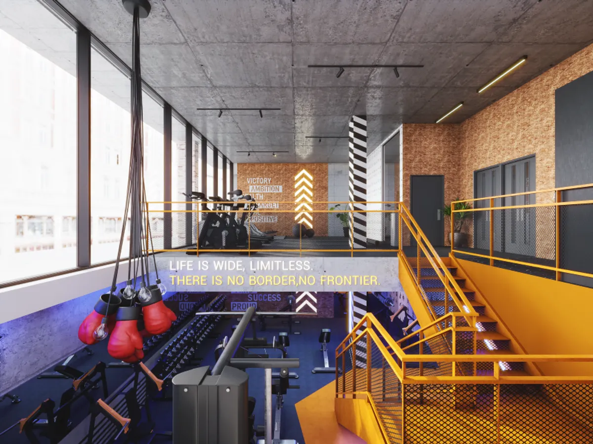 Ancoats Gardens Gym CGI